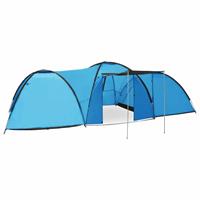 VidaXL Camping-Igluzelt 650×240×190 cm 8 Personen  Blau