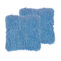 Beliani Sierkussen set van 2 blauw CIDE