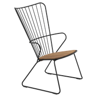 HOUE Loungestoel Paon Black 90 x 66 x 59