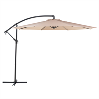 Beliani Parasol zandbeige RAVENNA