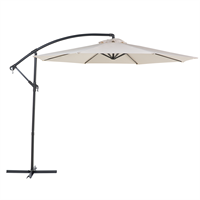 Beliani Parasol lichtbeige RAVENNA