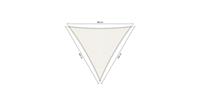 Shadow Comfort driehoek 3x3x3m Arctic White