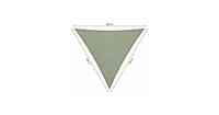 Shadow Comfort driehoek 3x3x3m Moonstone Green
