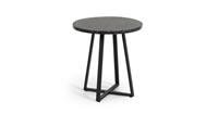 Kave Home Tella zwarte terrazzo ronde tafel Ø 70 cm