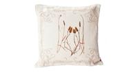 Plant&More-Set van 2 Sierkussens-45x45cm-Katoen-Creme/Riet
