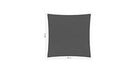 Shadow Comfort waterafstotend, Vierkant 4x4m Vintage Grey