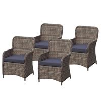 Garden Pleasure home24 Sessel Bordeaux II (4er-Set)