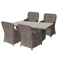 Garden Pleasure home24 Essgruppe Bordeaux I (5-teilig)