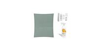 Shadow Comfort Compleet pakket:  rechthoek 4x5 Country Blue met RVS Bevestigingsset en buitendoekreiniger
