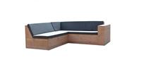 Wood4you Loungeset 1 Douglas 200x220 cm - L-vorm - incl. kussens