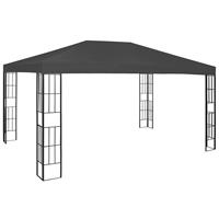 VidaXL Pavillon mit Lichterketten 3x4 m  Anthrazit