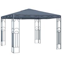 VidaXL Pavillon mit Lichterketten 300x300 cm  Anthrazit