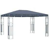 VidaXL Pavillon mit Lichterketten 400x300 cm  Anthrazit