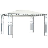 VidaXL Pavillon mit Lichterketten 400x300 cm  Creme