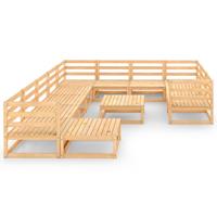 vidaXL 12-delige Loungeset massief grenenhout