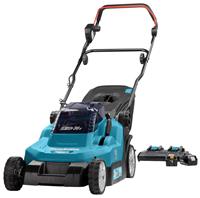 Makita Akku-Rasenmäher 36 V Schwarz und Blau 