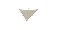 Unknown compleet pakket Shadow Comfort driehoek 3x3,5x4m Sahara Sand met RVS Bevestigingsset en buitendoekreiniger