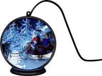 Konstsmide 1550-700 LED-decor Kerstman met slee LED Zwart Timer