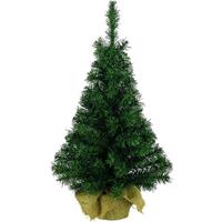 Snowflake Kerstboom In Jute Zak 60cm Groen