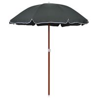 Vidaxl Parasol Met Stalen Paal 180 Cm Antraciet