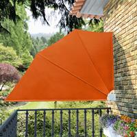 vidaxl Faltbarer Balkonfächer Terracotta-Rot 160x240cm