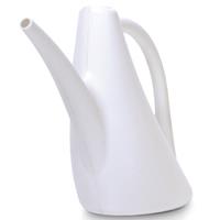 1x Stuks Witte Bloemen/planten Gieters Kunststof 1,5 Liter - Gieters Voor Binnen En Buiten