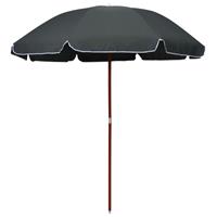 Vidaxl Parasol Met Stalen Paal 240 Cm Antraciet