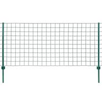 Vidaxl Euro Hekset 20x0,8 M Staal Groen