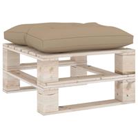 Vidaxl Vloerpalletkussen 60x61x10 Cm Beige