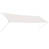 vidaxl Einziehbare Markise 400x150cm Creme