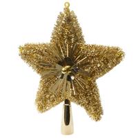 Kerstboom Piek Glitters Goud 23 Cm