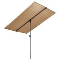 Vidaxl Tuinparasol Met Aluminium Paal 2x1,5 M Taupe