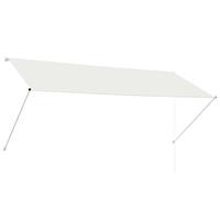 vidaxl Einziehbare Markise 300x150cm Creme