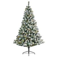 Kunst Kerstboom Imperial Pine Met Sneeuw En Verlichting150 Cm - Kunstbomen