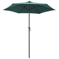 vidaxl Parasol 200x224 cm aluminium groen