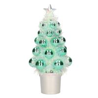 Complete Kunstkerstboom Met Kerstballen Groen - Kerstversiering - Kerstbomen - Kerstaccessoires