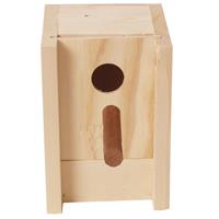 Tom Nestkast Parkiet 22 X 14,5 Cm Hout Naturel