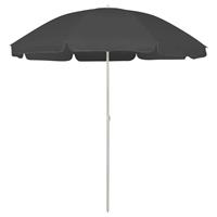 Vidaxl Strandparasol 240 Cm Antracietkleurig