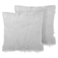 Beliani Daisy Sierkussen Polyester 45 X 45 Cm