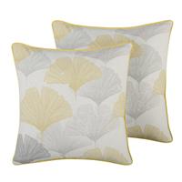 Beliani Candytuft Sierkussen Polyester 45 X 45 Cm
