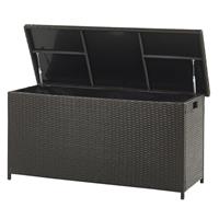 Beliani Modena Kussenbox Pe Rotan 46 X 126 Cm