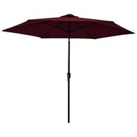 vidaxl Parasol met metalen paal 300 cm bordeauxrood