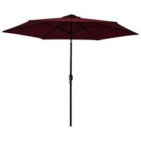 Vidaxl Parasol Met Metalen Paal 300 Cm Bordeauxrood