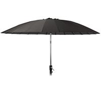 4goodz Aluminium Shanghai Parasol 270 Cm Met Opdraaimechanisme - Zwart