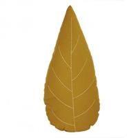 Roommate Kussen Leaf Junior 45x35 Cm Katoen Okergeel