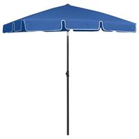 Vidaxl Strandparasol 180x120 Cm Azuurblauw