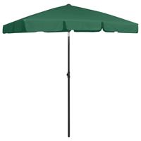 vidaXL Strandparasol 180x120 cm groen