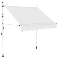 Einziehbare Markise Handbetrieben 150cm Cremeweiß