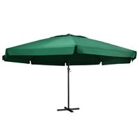 Vidaxl Tuinparasol Met Aluminium Paal 600 Cm Groen