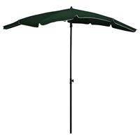 Vidaxl Parasol Met Paal 200x130 Cm Groen